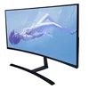 The Computer TV LCD Monitor Screen Curved PC Black Monitor 2K