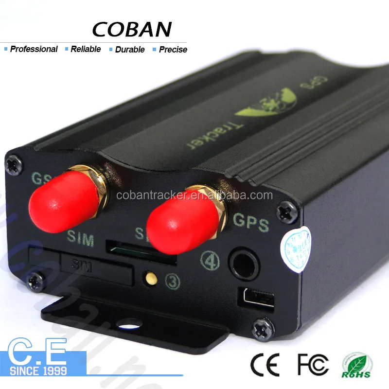 Low Power Consumption Gps Tracker Tk103a 103b Gps Sirf Iii