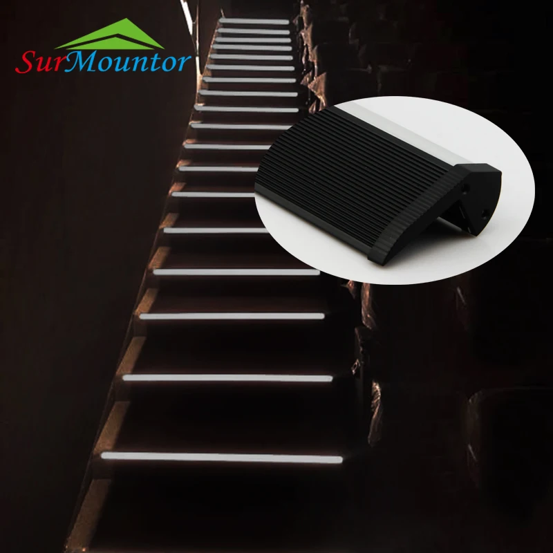 Led Stair Light Cinema Stair Aluminium Profile For Led Step Profile