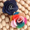 High quality craft fabric flowers- mini 2.5cm Corn cloth fabric flowers -handmade cloth flowers