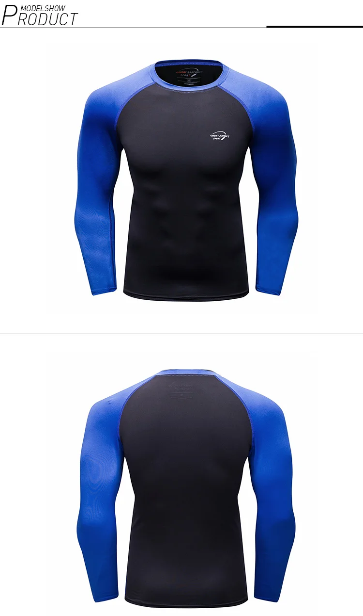 Oem Long Sleeve Blank Rash Guard Men Custom Thermal Compression Shirt For Running Buy 0287