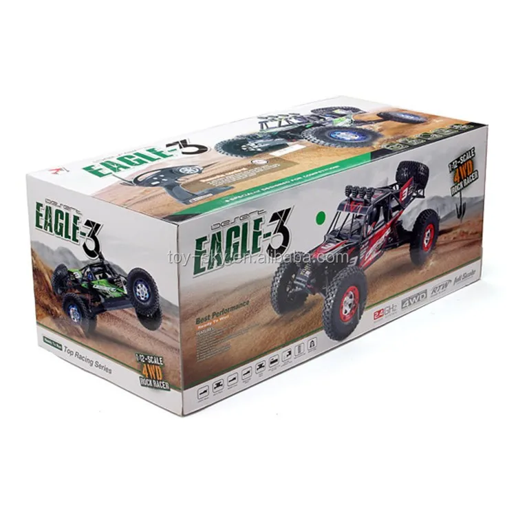 Carrinho de Controle Remoto Eagle Desert com 6 Rodas - Brinquedos