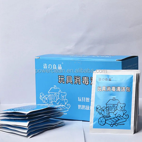 Toy Disposable Single Packaged Disinfecting Cleaning Wipes