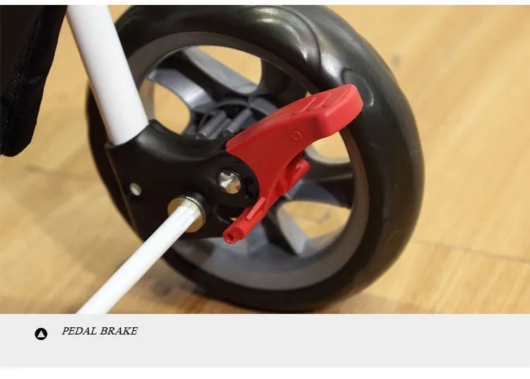 pedal  brake dog pet stroller 3 in  1 .jpg