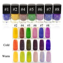 1 Bottle 6ml Born Pretty Color Thermal Nail Polish Varnish Temperature Color Changing Polish 4