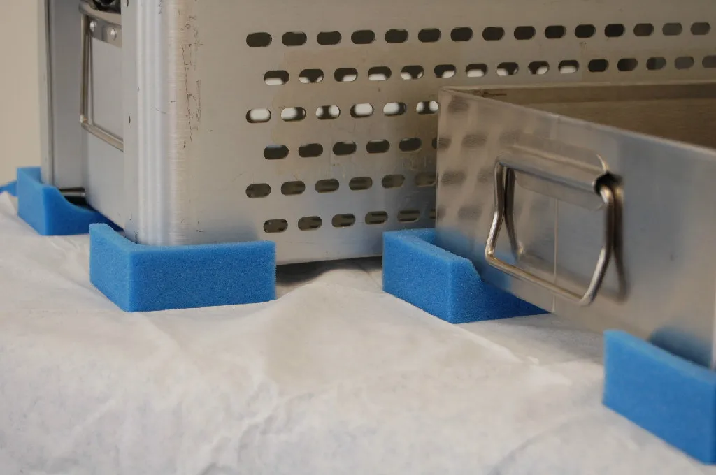 foam sponge corner protector for surgical trays