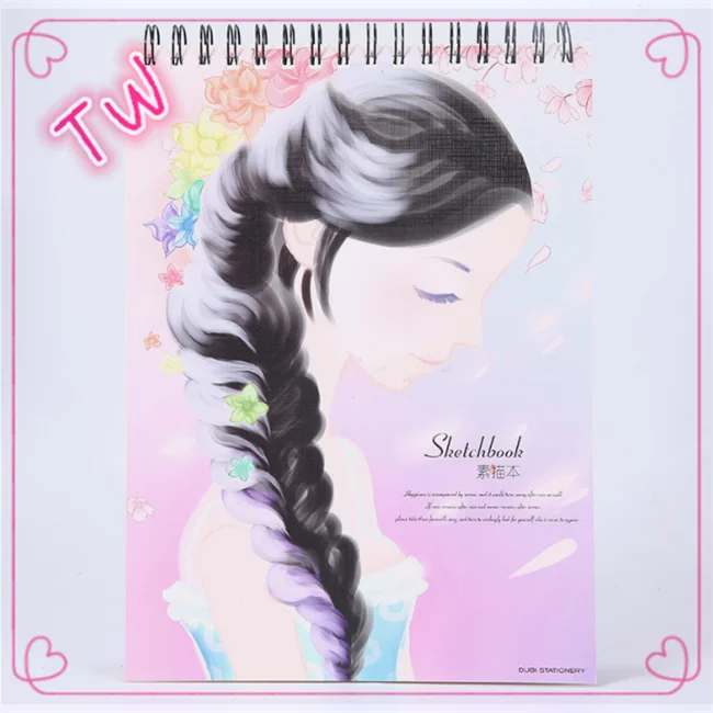 2018 New Arrival Japanese Style Sketchbook For Drawing Blank Sketch