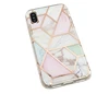 Super slim lightweight China cell cover case fashion IMD marble custom TPU phone case electroplating fits for iphone 10S MAX