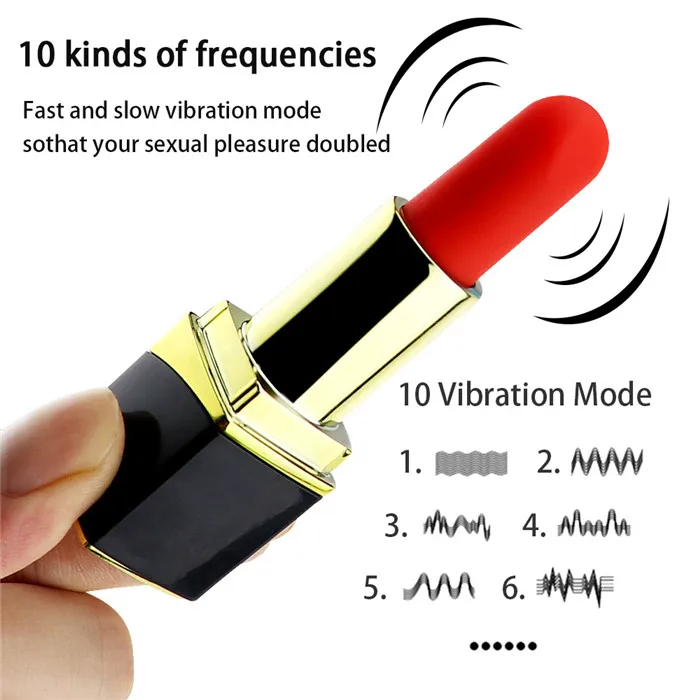 Hot Selling Women Sex Toy Vibrator Mini Lipstick Vibrator Usb