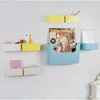 Wall Rack Organizer Holder for Remote Phone Key Glasses Mail Self Stick Caddy Bin for Office Room
