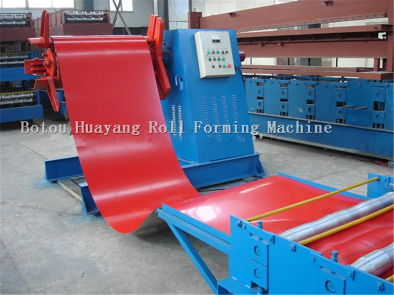 Automatic Steel Sheet Decoiling Machine/Hydraulic Decoiler with Trolley