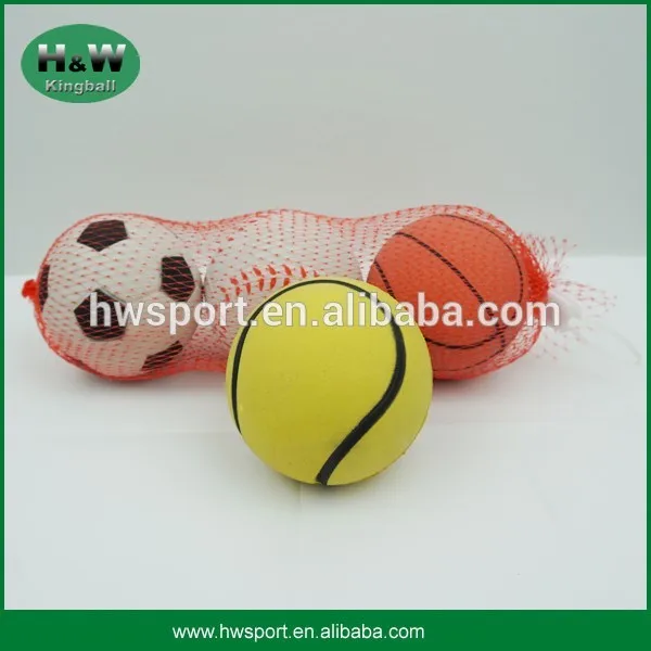 Foam Rubber Handball Ball For Kids Toy Rubber Bounce Basketball Foam