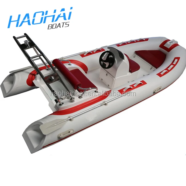 Rib Boat Rib390c Person Double Hull Fiberglass Popular 12.8ft 4 Fishing