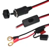 Car Lighter Extension Cord Cable Socket Adapter From The Dc Converter Cigar Aux 12v Cigarret Port Charger Usb Cigarette Lighter