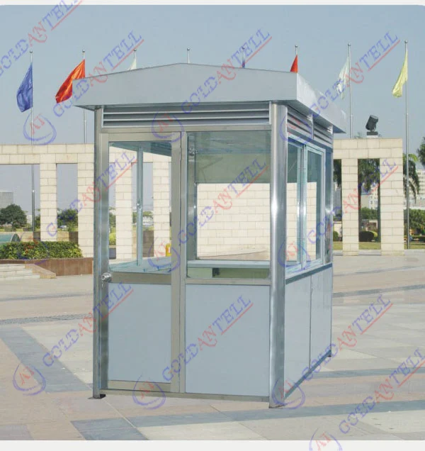 Police Security Booth Kiosk,Kiosk Booth,Prefabricated Building - Buy ...