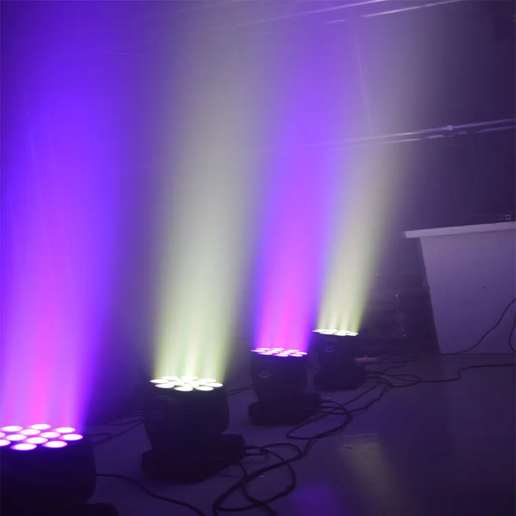 12pcs 10w rgbw 4in1 led beam moving head