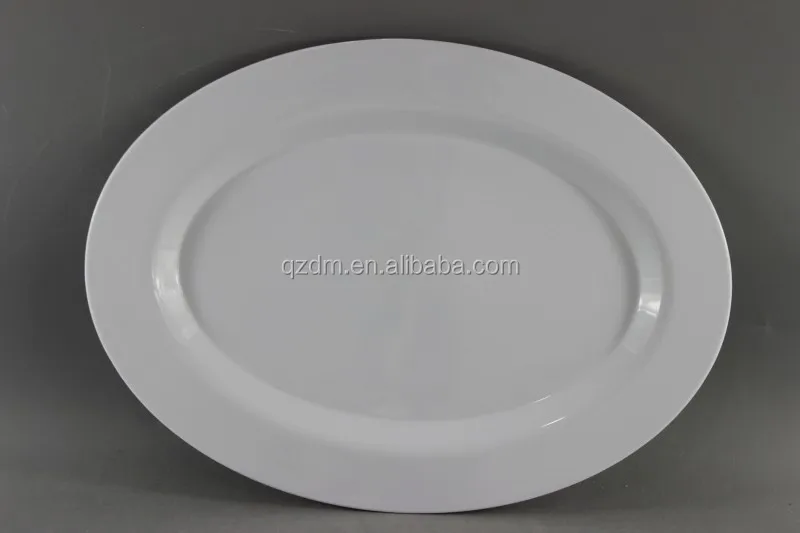 13.5" White Melamine dinner plate ,Melamine Unbreakable Dish