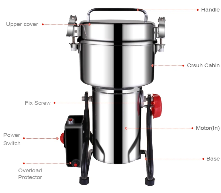 500g Good Quality Nice Price Commercial Spice Grinder / Spice Grinder