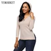 2018 Spring Autumn New Fashion Women Hooded Thin Basic Sweater Casual Warm Knitted Pullovers Plus Size E27676