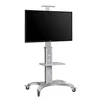 Aluminum Alloy NB AVF1500-50-1P TV Mobile Cart Free Lifting 55"-80" LED LCD Plasma TV Trolley Stand With AV Shelf Camera Ho