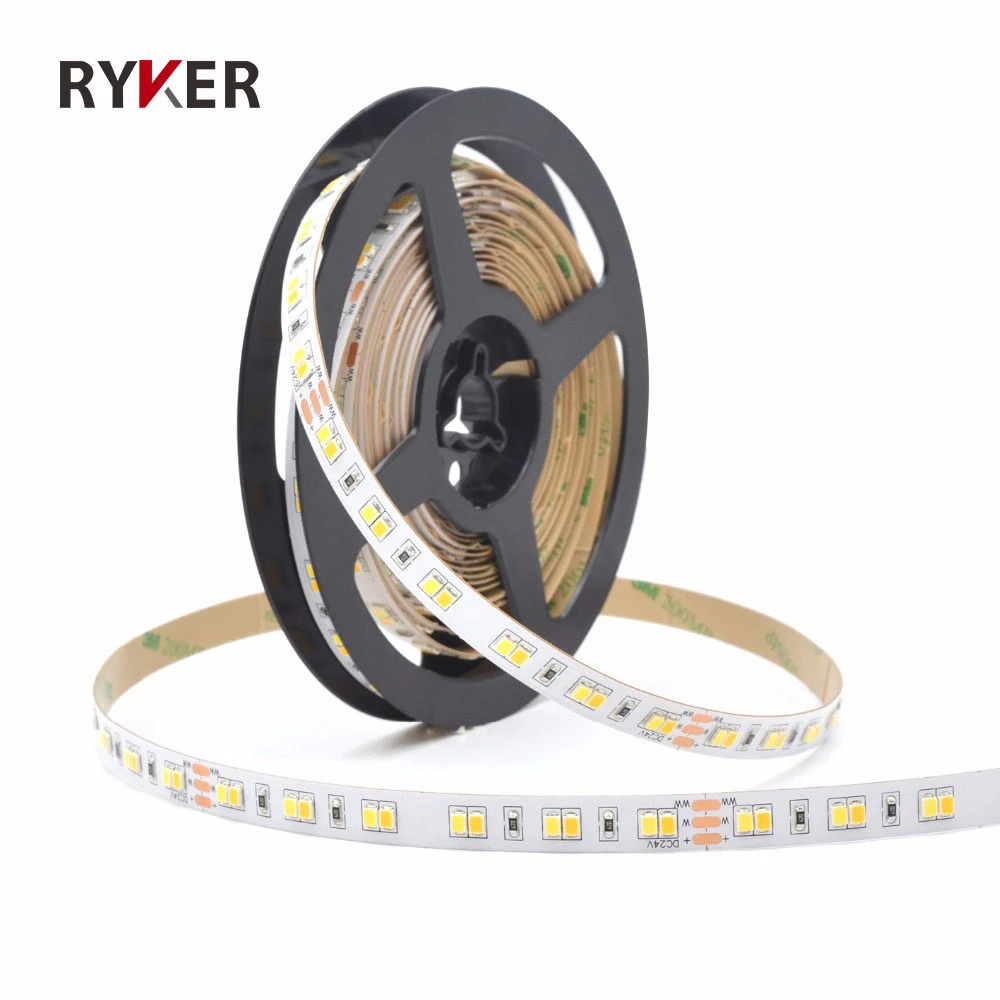 Dc24v 2224lm/led Cct Dimmable 2835 Led Strip 120leds Two Color Stripe
