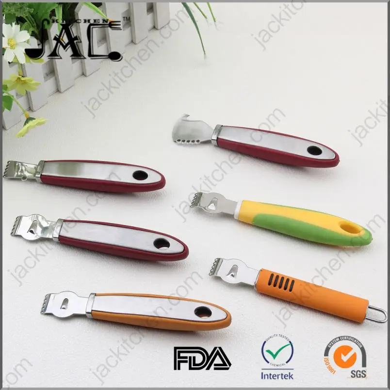 Durable Rubber Stainless Steel Lemon Zester And Grater