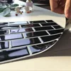 10 inch Black long strip tile design 3D self adhesivve tile for kitchen mosaic art tile backsplash
