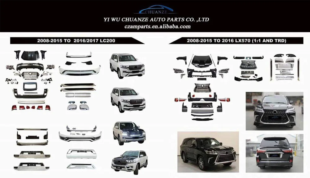 Body Kit For Lexus Body Kit Lx570 2013 Upgrade Lx570 2018 For Lexus