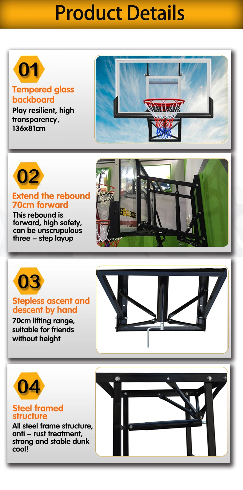 Backboard Rim Combo + 9544 Mounting Kit