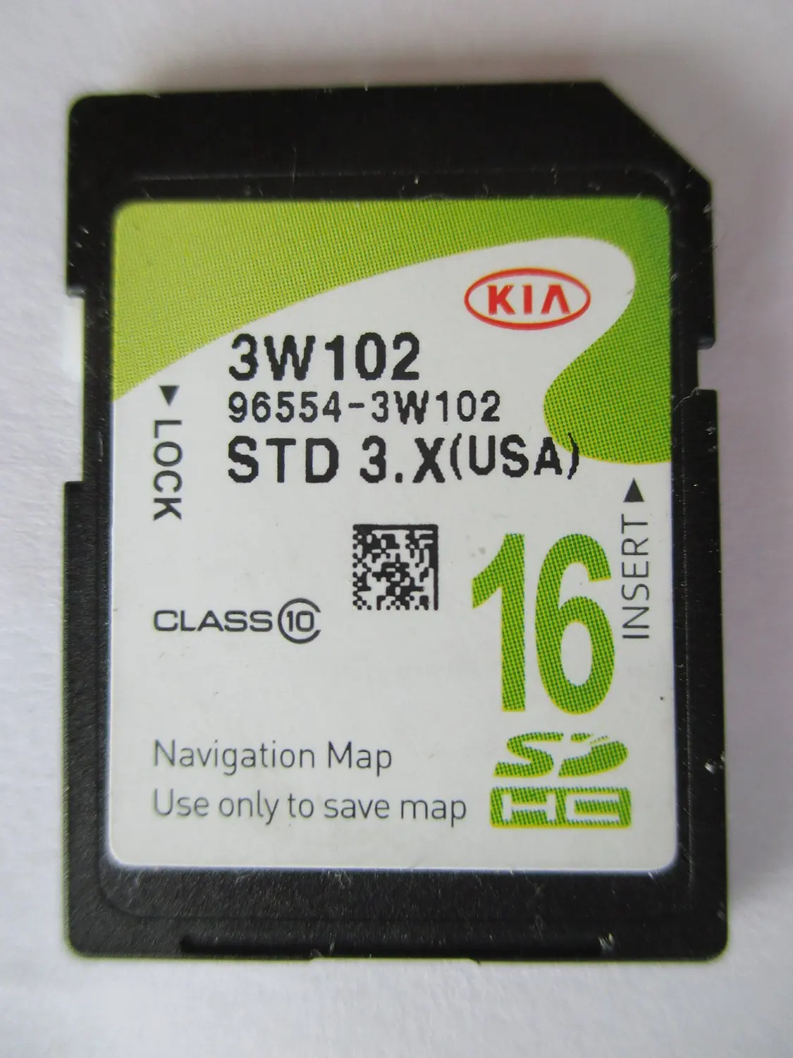 3W102 2014 2015 2016 KIA SPORTAGE Navigation MAP Sd Card ,GPS UPDATE , U.S.A OEM PART # 96554-3W102 3.X 16GB