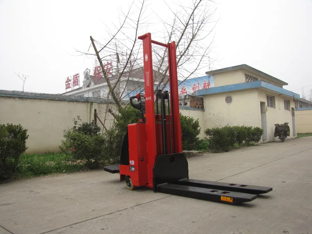 China Jetstar 1000kg Battery Operated Forklift Electric Palle Stacker