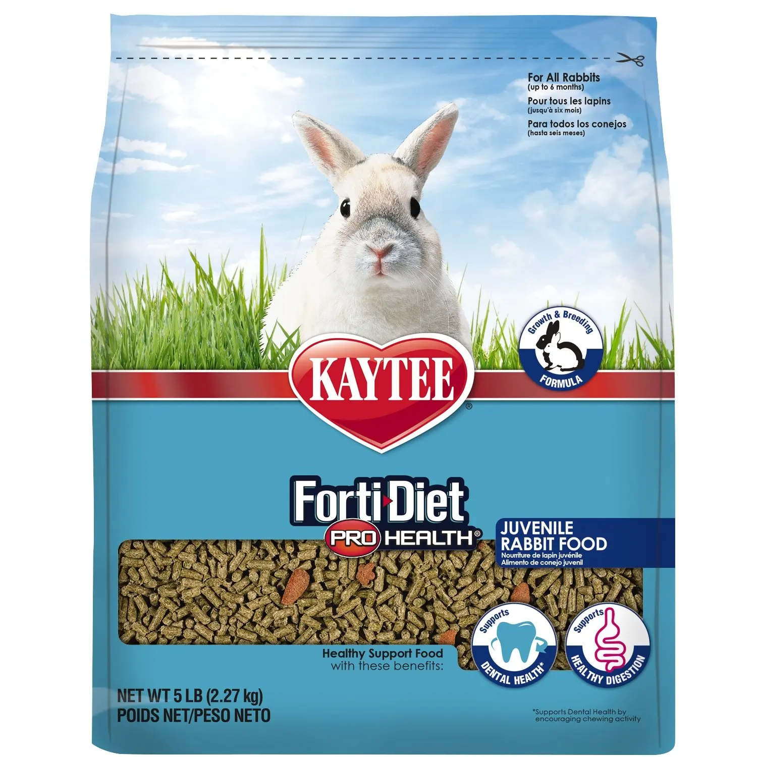 Kaytee Forti-Diet Pro Health Food for Juvenile Rabbits