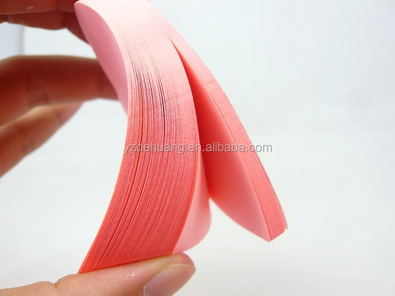 wholesale china supplier pink heart shaped custom sticky notes