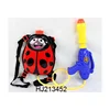the best low price small cartoon bag beach size mini Plastic cheap kid toy backpack water gun spray with Water Tank