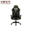 Customized Logo Boss Ergonomic Spandex Fabric Office Gaming Chair Racing grey color fabric and pu materi