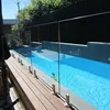stair railing safety net spigot temperedglass railing