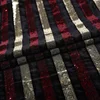 3mm color sequin velvet hand embroidered beaded tulle netting fabric beaded Malaysia for evening dresses