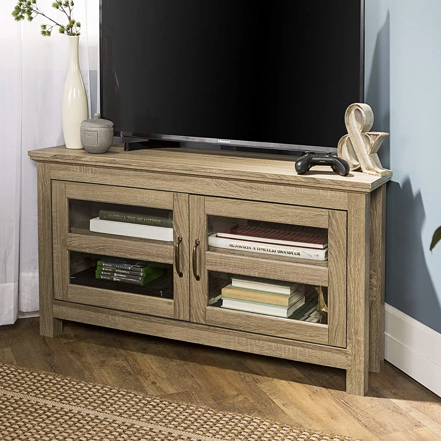 space saver tv stand