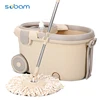Factory manufacture hot selling easy spin go mop,plastic bucket mop with wheels