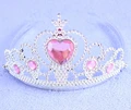 3pcs set Mix 9colors CZ Diamond Fro zen Crown Hairband Nice Girls Children s Day Gift