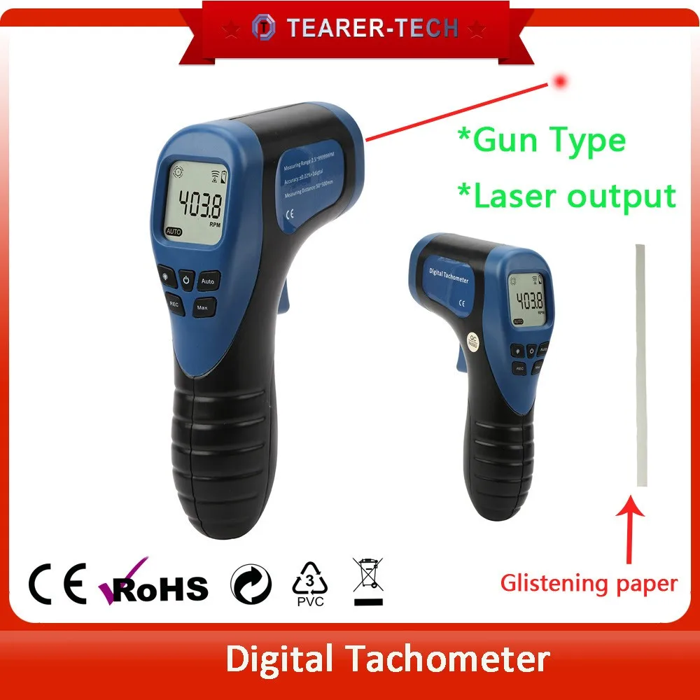 China Factory Gun Type Digital Tachometer For Rpm Measurement Buy