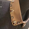 Fashion Women Choker Necklace Ladies Detachable Lapel Shirt False Collar with rhinestones