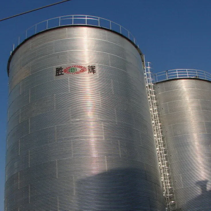 Corn Grain Bins Used Hopper Bottom Large Metal Bolted Assembly