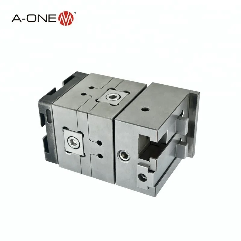 Wire Cutting Edm Clamping Rotatable Bench Vise For Wedm Workpiece 3a