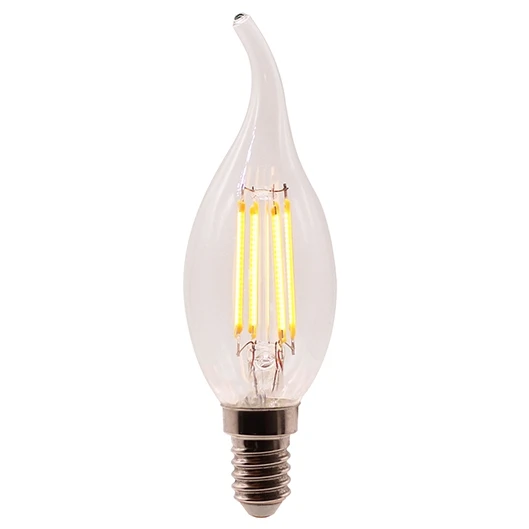 A19 C35 110-130/220-240V dimming led filament led candelabra bulbs