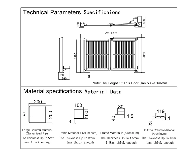 Hot Sales Aluminium Folding Gates For Yard Gate In Gangdong Buy