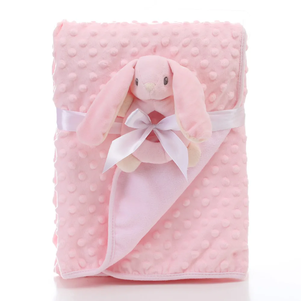 Cozy Plush Baby Security Blanket Gift Set For Boys And Girls Buy Baby