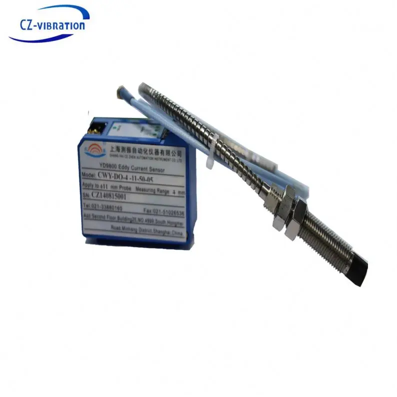 Eddy Current Axis Displacement Transducer Shaft Vibration Probe