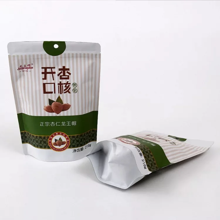 Wholesale customized plastic vacuum snacks mango dried fruit stand-up pouch with bag plastic bag packaging bag hot prod
