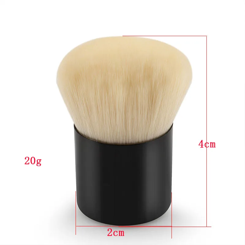 foundation and powder brush